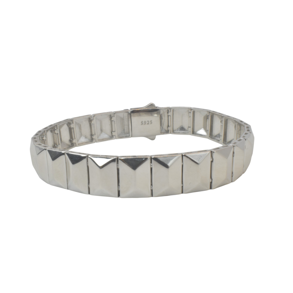 92.5 Sterling Silver Mens Bracelet | Silver | Silver Gift Items | Stylish & Charming Bracelet Collections | Classic Gift for Men
