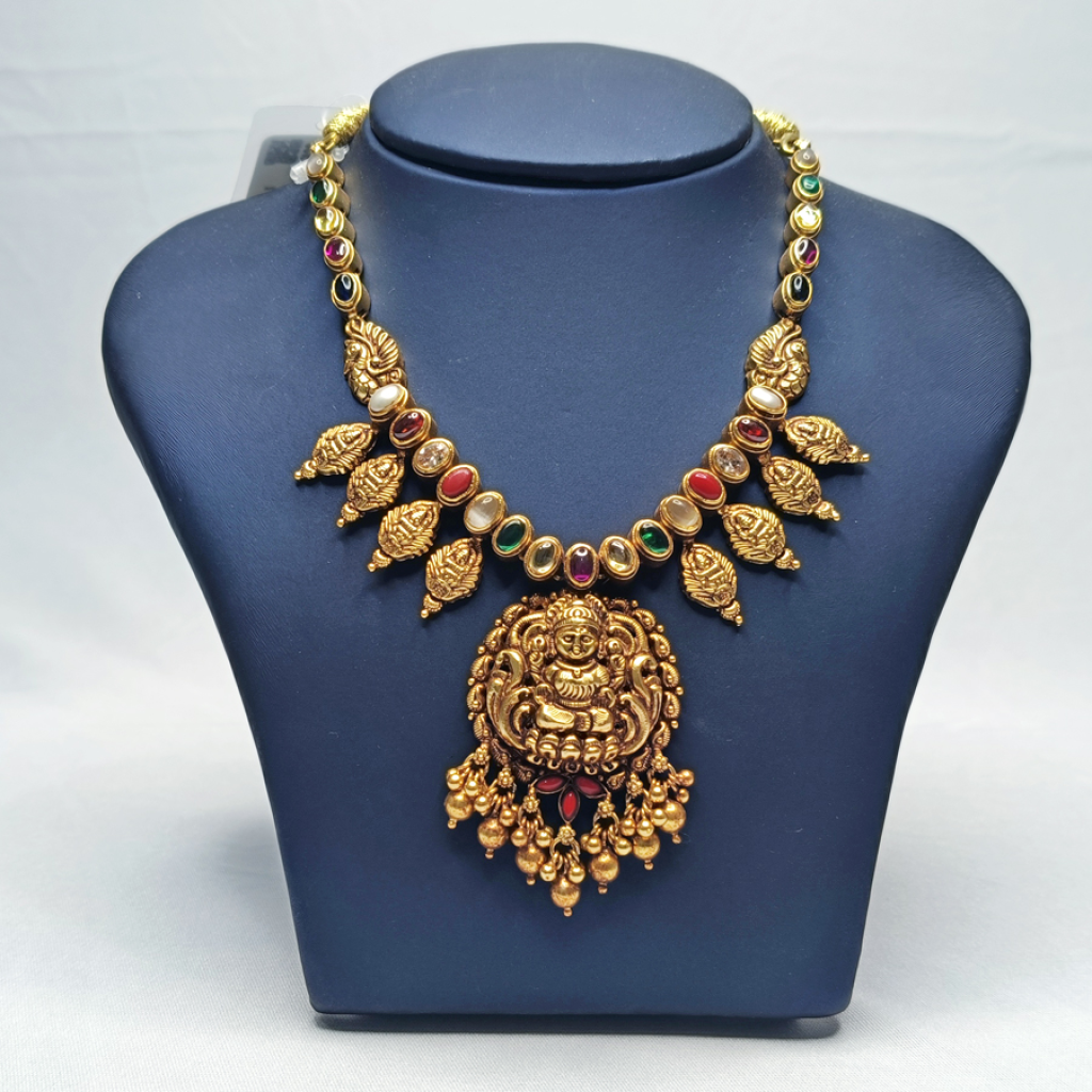 Temple Collection - Gold Guilt - Fancy Necklace