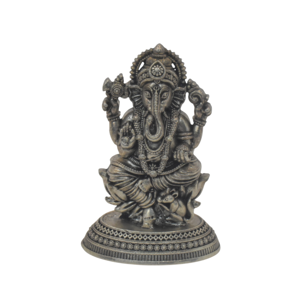 LORD GANESHA  ANTIQUE SILVER 925