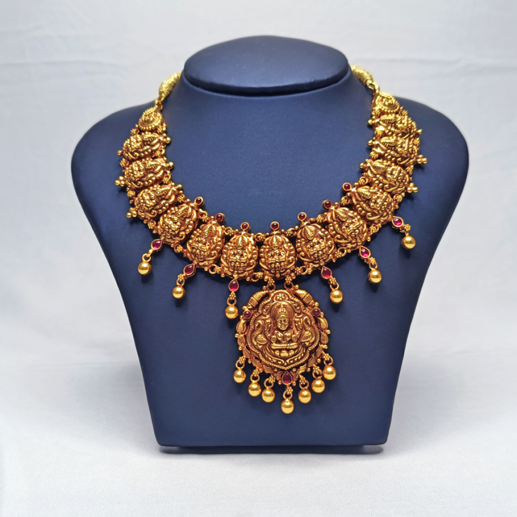 Temple Collection - Gold Guilt - Fancy Necklace