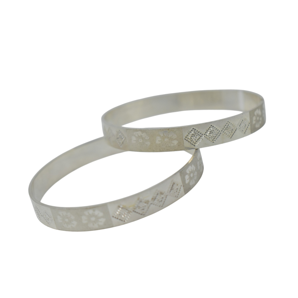 Traditional Bangle Collections | Sparkling & Minimalist Gift for Women | Size: 2.7 | New Kausalya Silvers