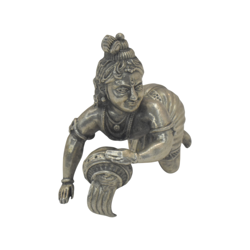 92.5 STERLING SILVER LORD KIRSHNAN IDOL