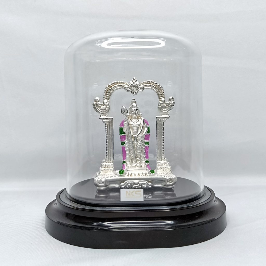 Emerald Idol Silver | Murugan Idol